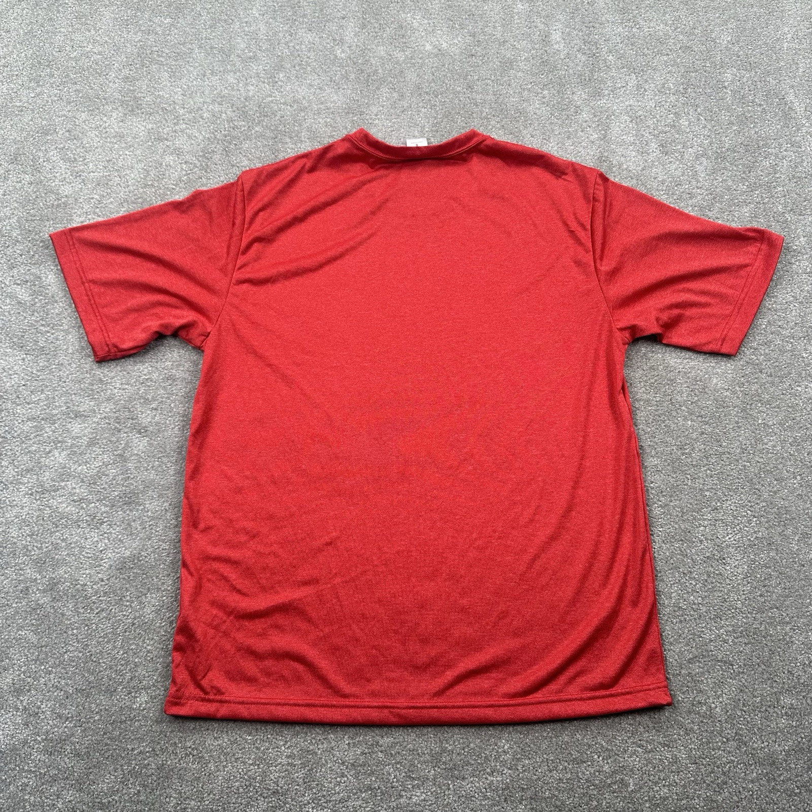 Sport Tek Adult T Shirt Size Small Red Short sleeves Crew Neck gallery