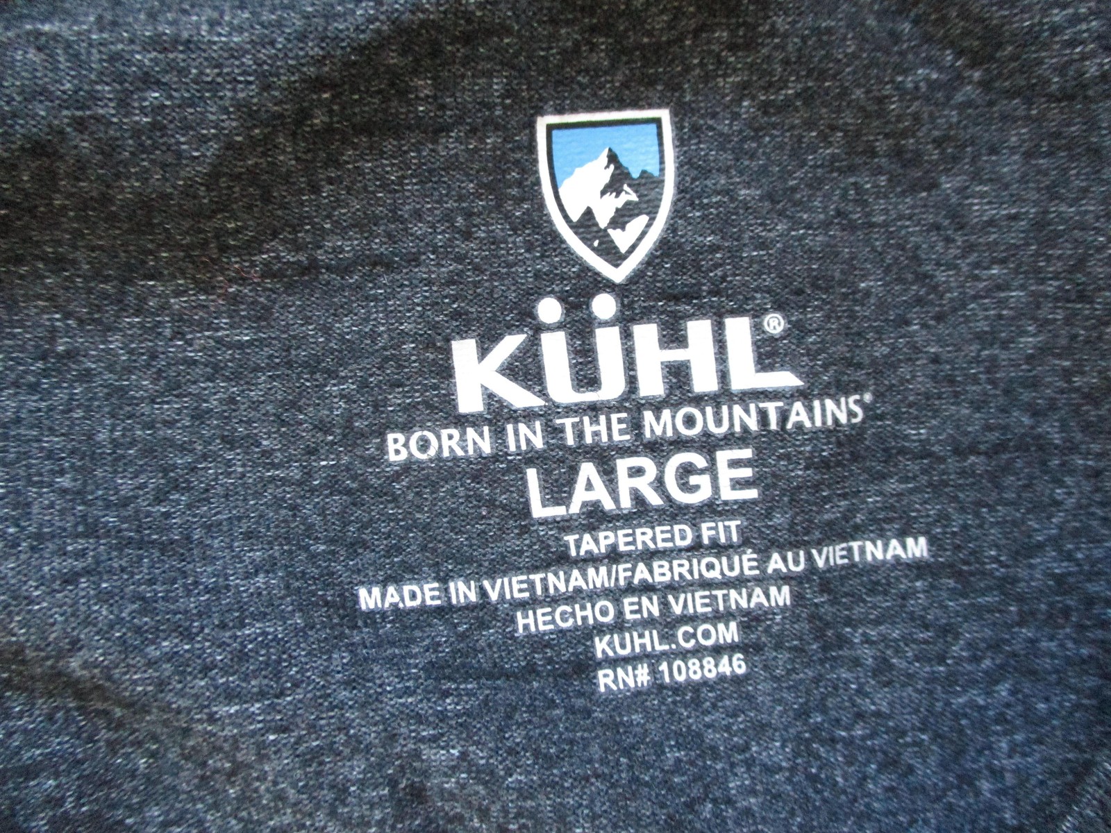 Kuhl T Shirt Mens Large Intent Krew Stretch Lightweight Long Sleeve Athleisure gallery