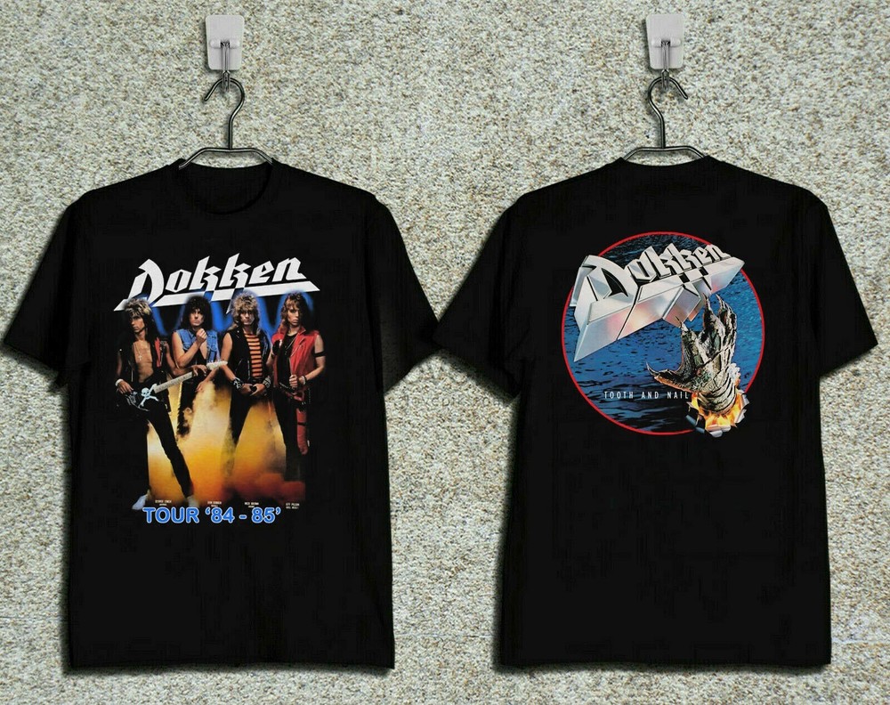 DOKKEN TOOTH & NAIL 1984 – 85 TOUR CONCERT TOP GILDAN T SHIRT REPRINT