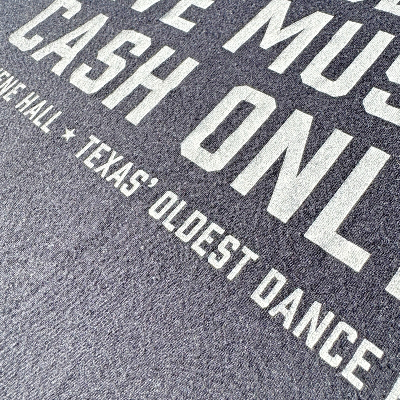 BELLA + CANVAS Gruene Hall XL Black Heather Triblend USA Strong Texas Retro gallery