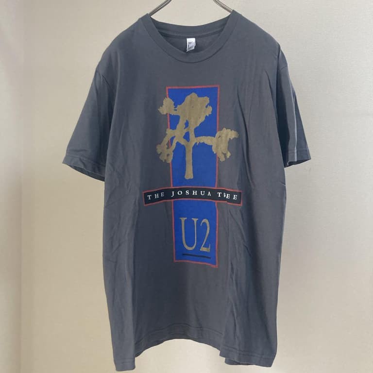 90s U2 The Joshua Tree Albums Retro style Charcoal T shirt NH28122 gallery