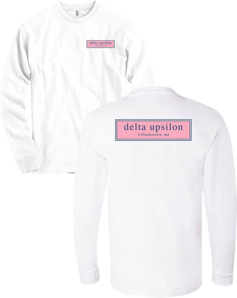 Delta Upsilon Fraternity Bella + Canvas Long Sleeve Shirt DU – MORE COLORS