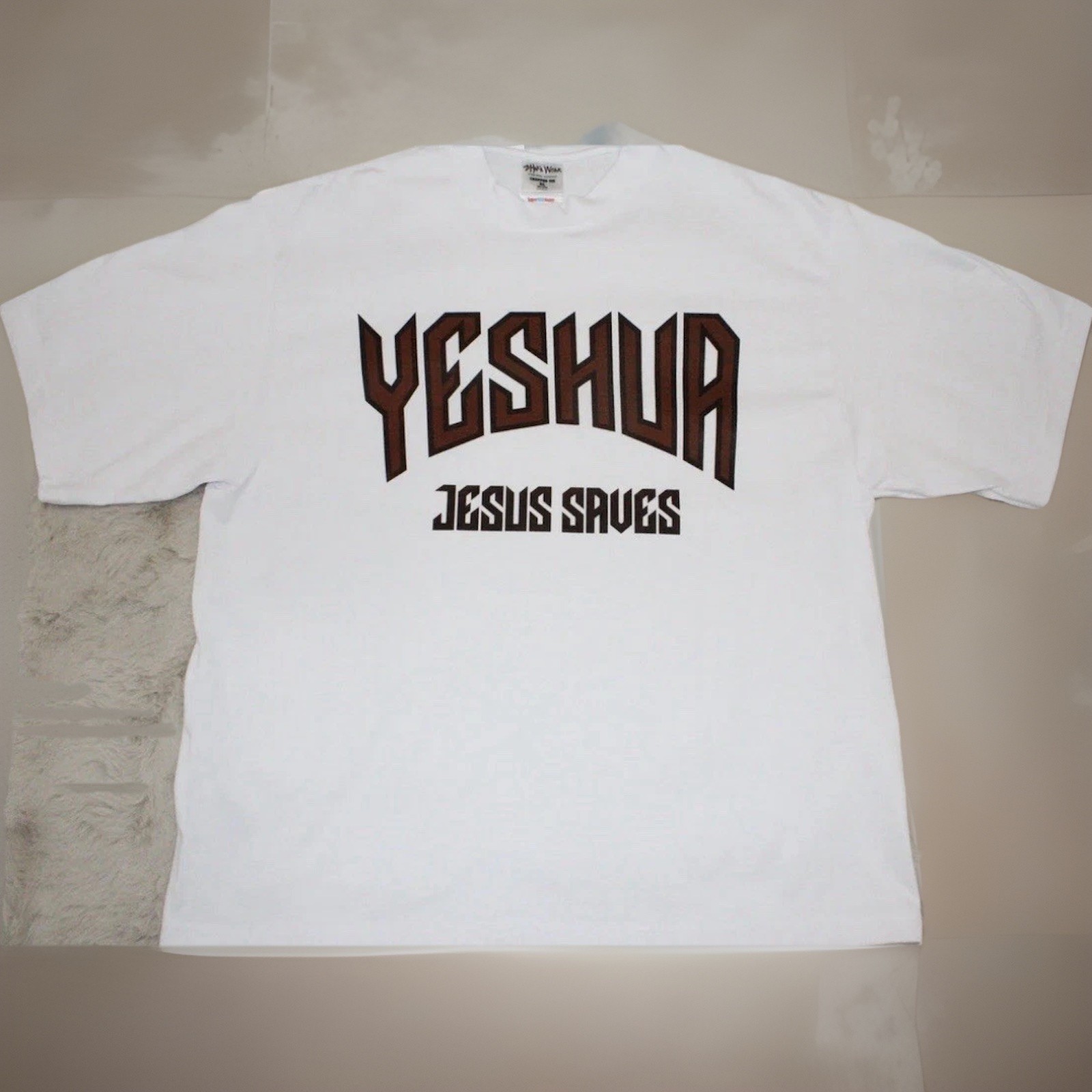 NWOT ShakaWear 100% Cotton Yeshua Jesus Saves Small Cropped T Super Max Heavy gallery