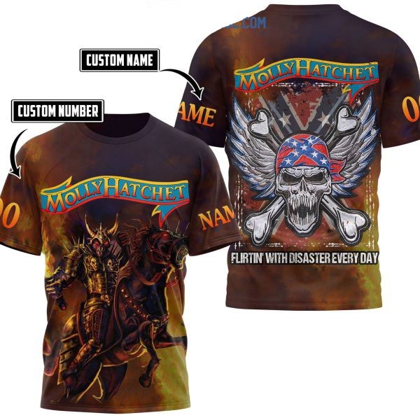 Molly Hatchet Flirtin With Disaster Every Day 3D T-shirt S to 5XL BA601 gallery