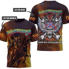 Molly Hatchet Flirtin With Disaster Every Day 3D T-shirt S to 5XL BA601