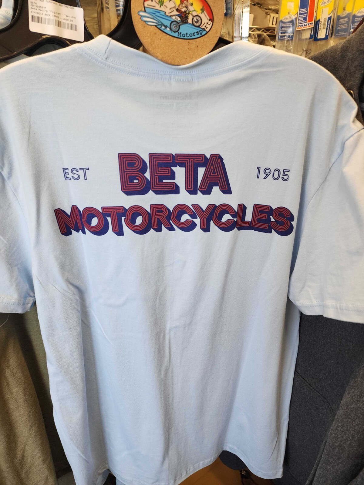 Beta Motorcycles Ice Blue Tee AB-31063 S M L XL 2XL gallery
