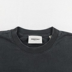 ESSENTIALS Shirt Mens Medium Black Fear Of God FOG Short Sleeve Skate Streetwear