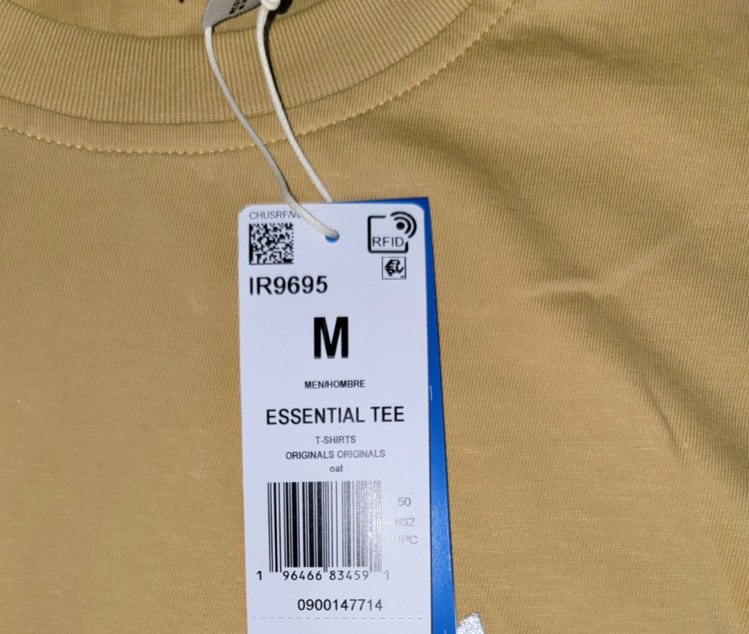 NEW MENS ADIDAS ORIGINALS ESSENTIALS TREFOIL TEE SHIRT~ SIZE MEDIUM #IR9695 gallery