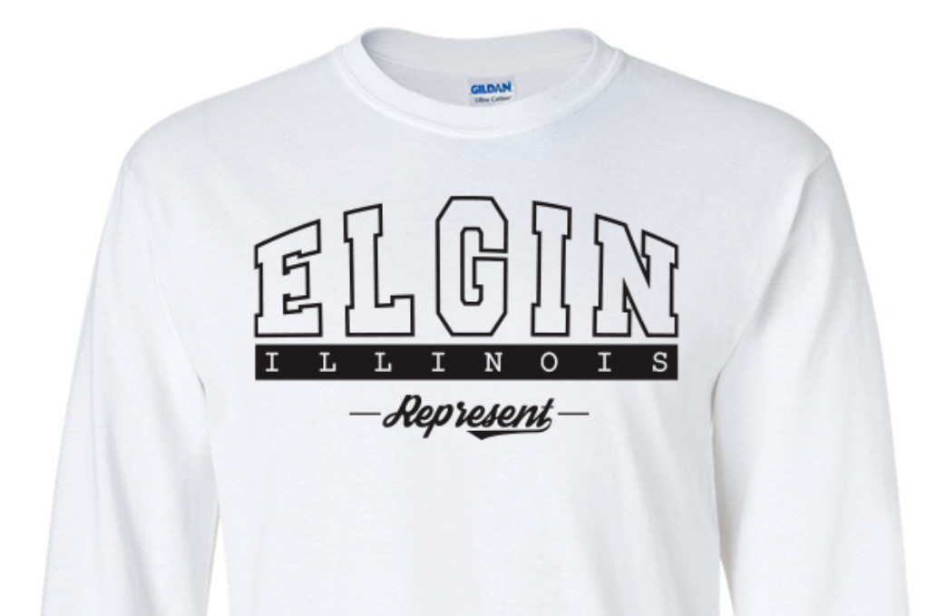 Elgin Illinois T-Shirt Long Sleeve Graphic tee gallery