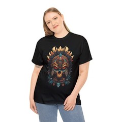 Ancient Aztec Skull King Shaman Mask Mexican Calavera Mayan Best Unisex T-shirt