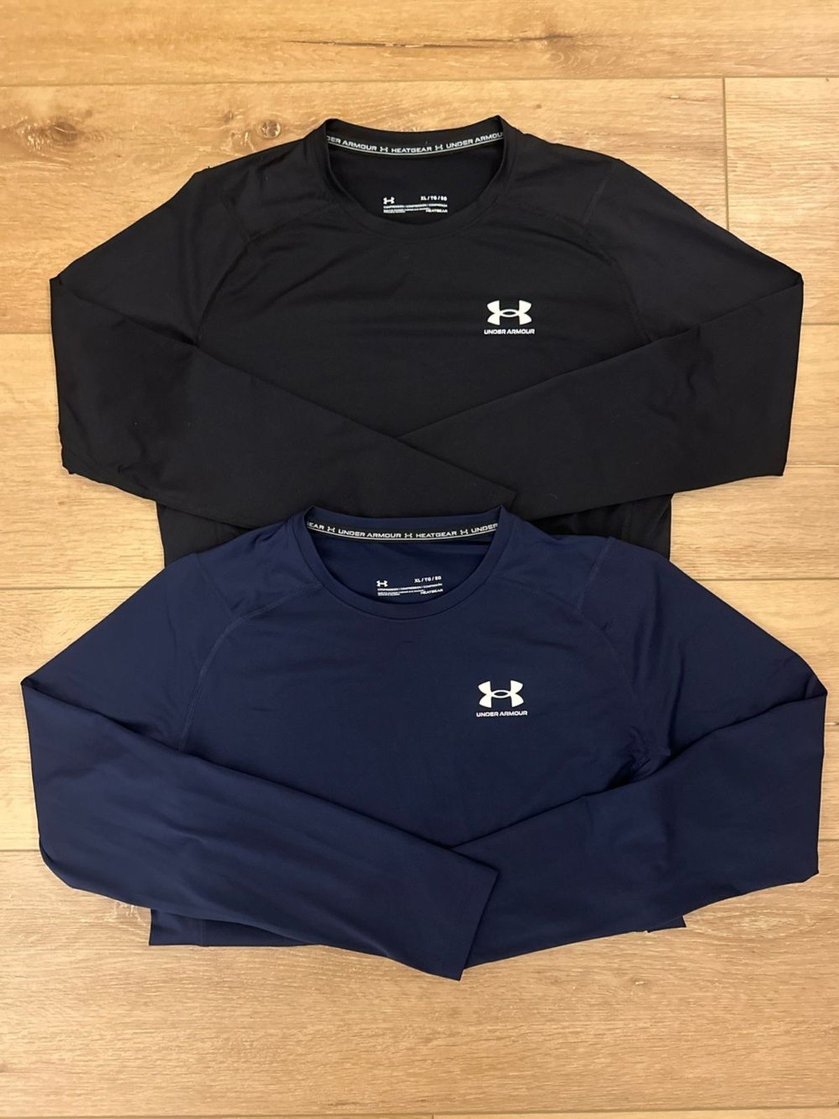 Bundle! Mens Under Armor HeatGear Long Sleeve Compression Shirts gallery