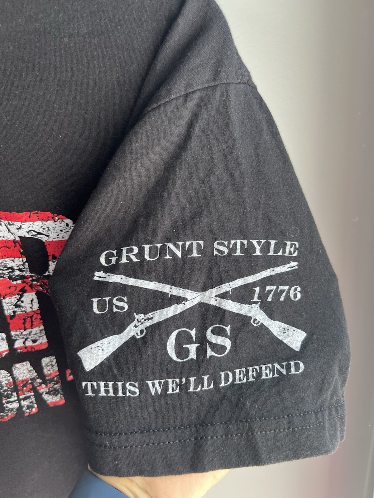 Grunt Style Men’s Graphic T-Shirt Large Black BEER SEASON Red White Blue gallery
