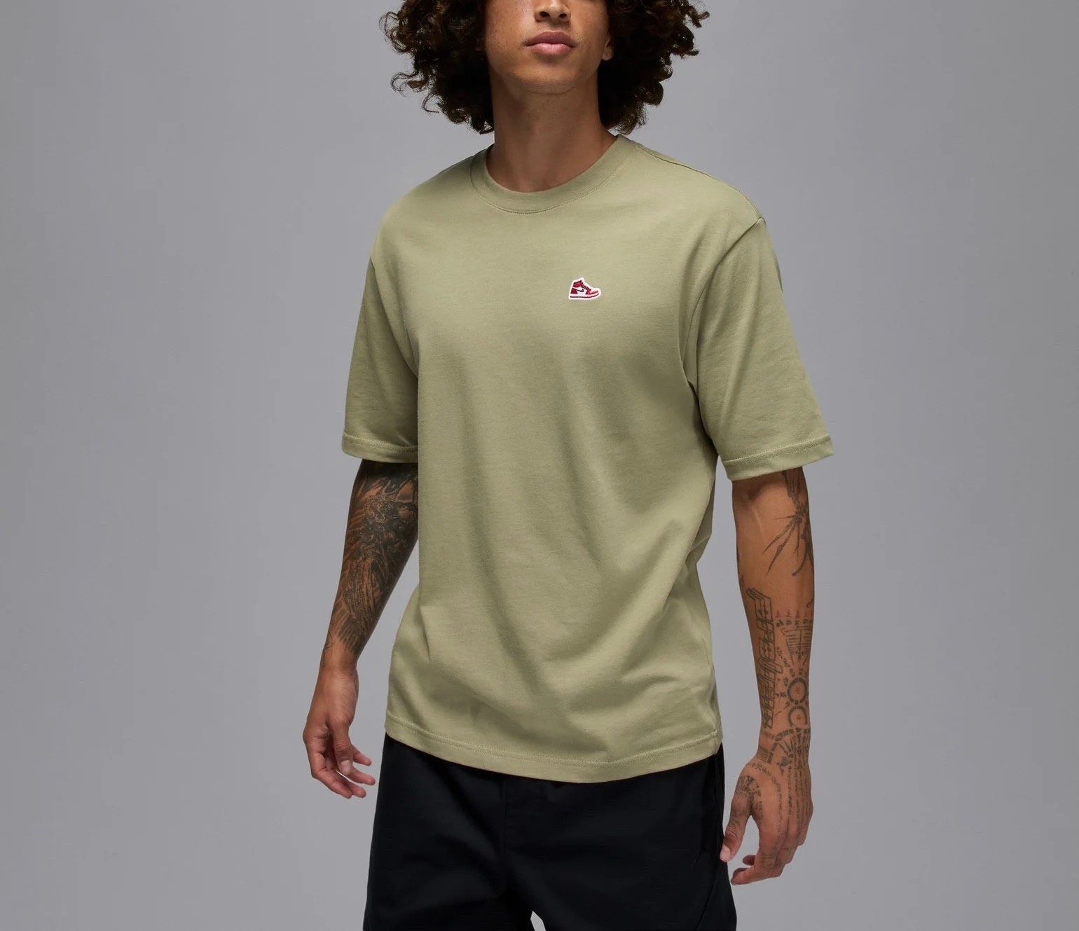 NWT Men's Jordan Brand Sneaker Patch T-Shirt M - XL MSRP $45 gallery