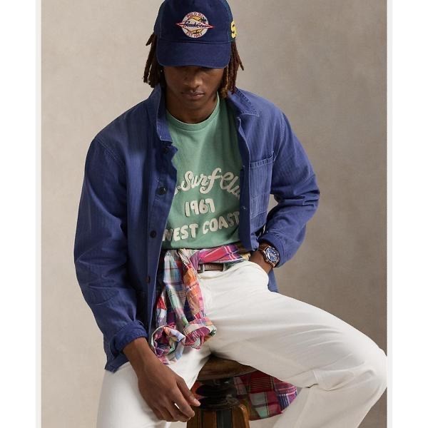 Polo Ralph Lauren Faded Mint R.L. SURF CLUB 1967 WEST COAST Short Sleeve T Shirt gallery