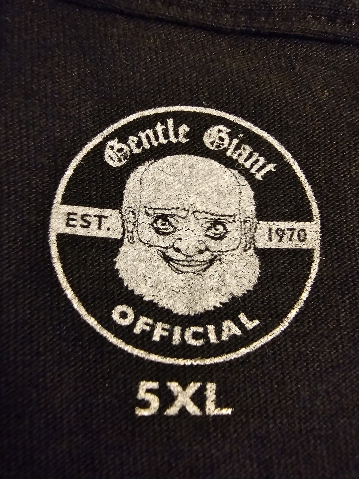 Gentle Giant Official Band T Shirt Progressive Rock Size 5x Black NWOT gallery