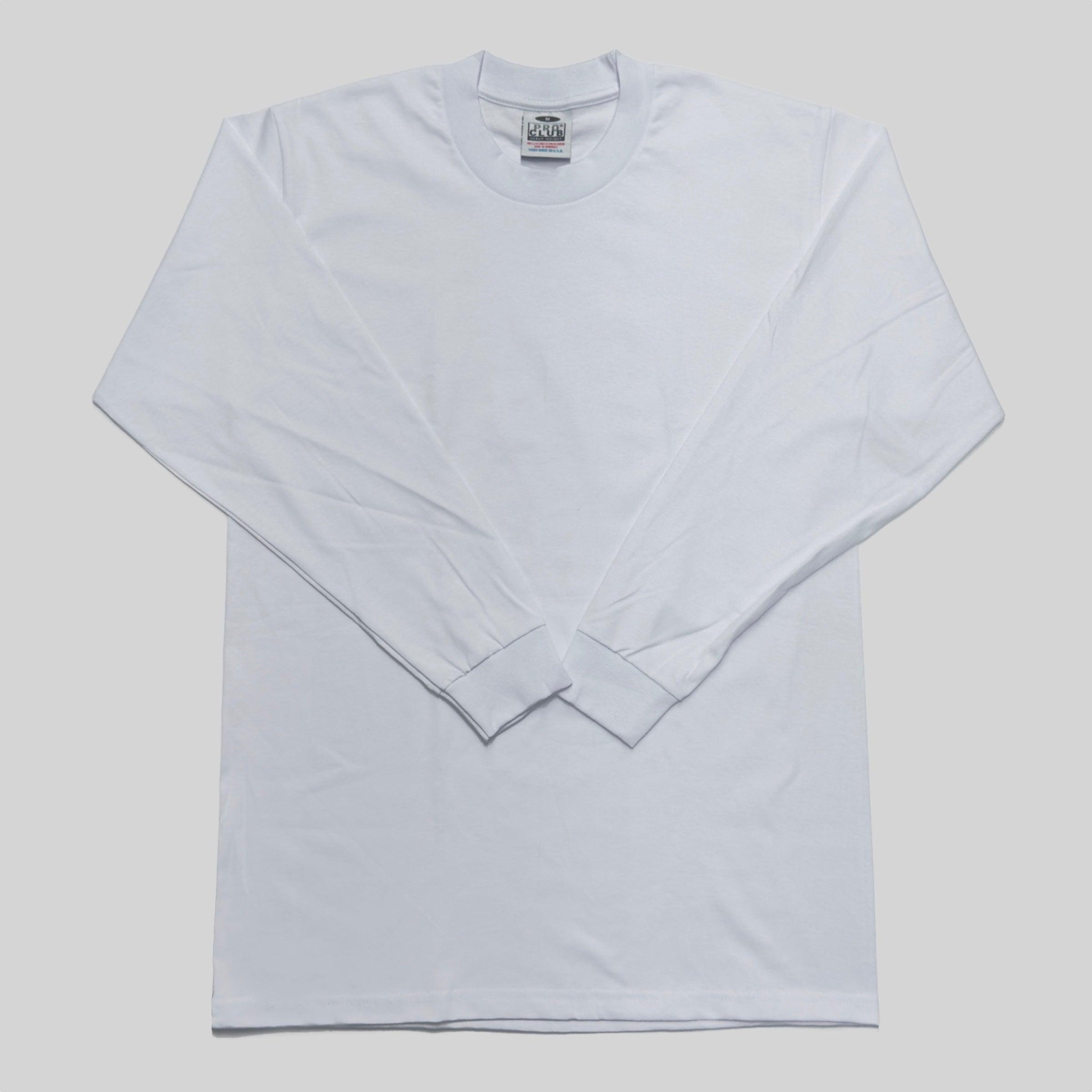 Pro Club Men's Heavyweight Cotton Long Sleeve Crew Neck T-Shirt gallery