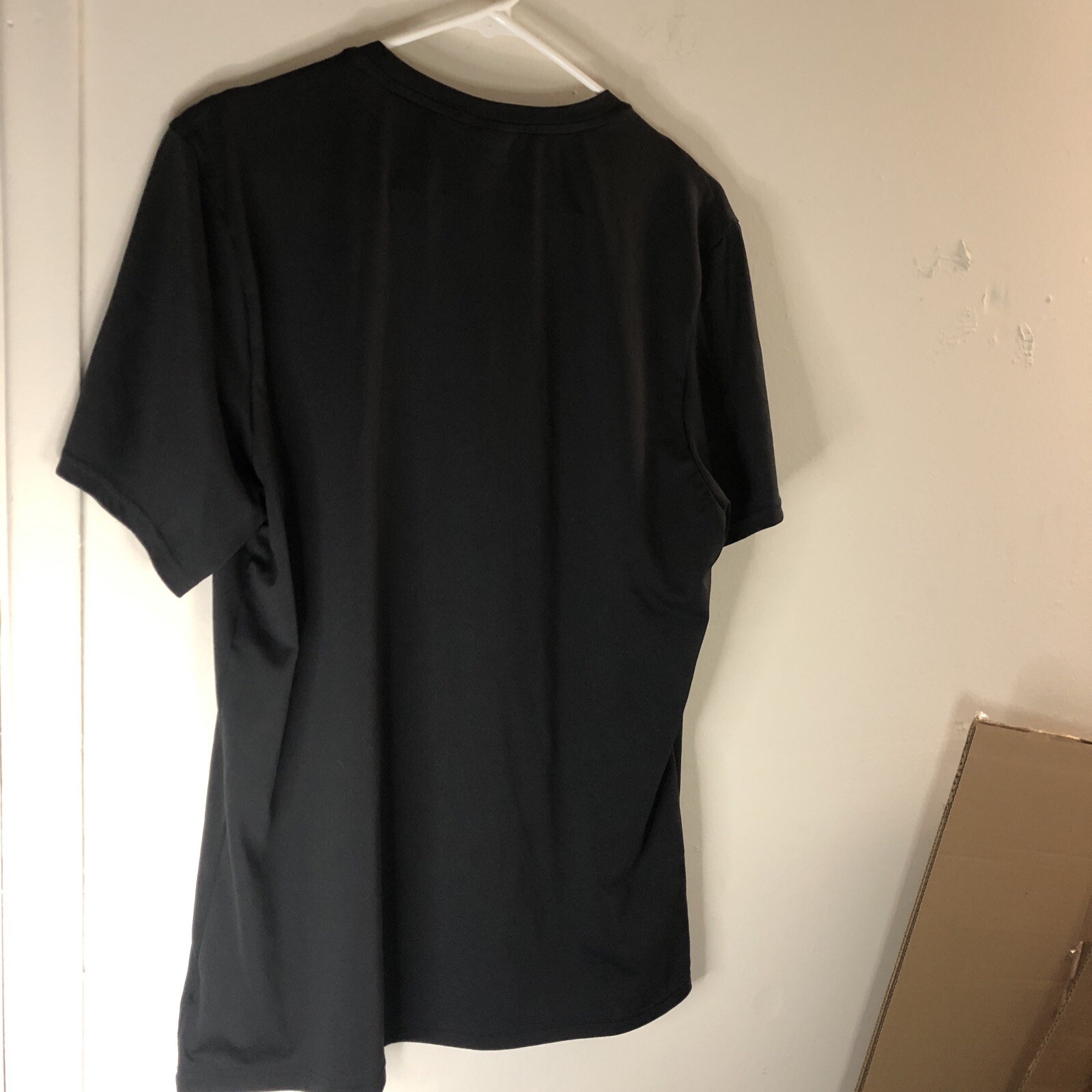 Gymshark Mens XL Knit Training Gym Running Jogging Weightlifting T-Shirt Black gallery