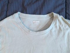 ~Old Navy Soft-Washed Tee Curved Hem T-shirt M MT Medium-Tall Pale Glass Green