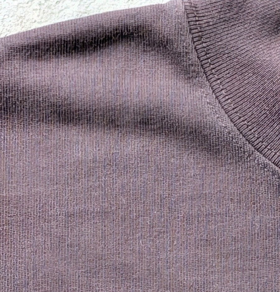 Size OS - LAA SAMPLE Heavyweight Jersey Mock Neck Long Sleeve Los AngelesApparel gallery