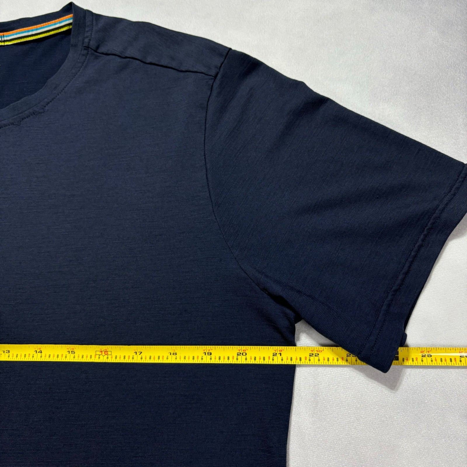 Smartwool T-Shirt Men's Large Merino Sport 150 Navy Blue Wool Blend Base Layer gallery