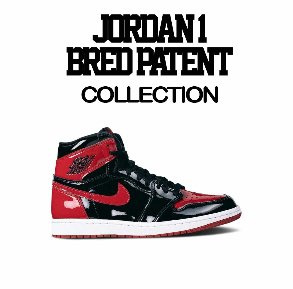 Shirt To Match Jordan 1 Bred Patent Leather Shoes - Greatest Tee gallery