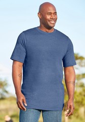 Boulder Creek by KingSize Men’s Big & Tall Heavyweight Longer-Length Crewneck