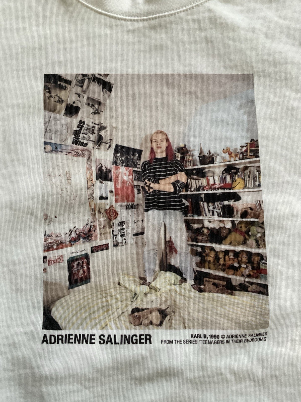 Helmut Lang The Artist Series Adrienne Salinger Mens S White Long Sleeve Tee gallery