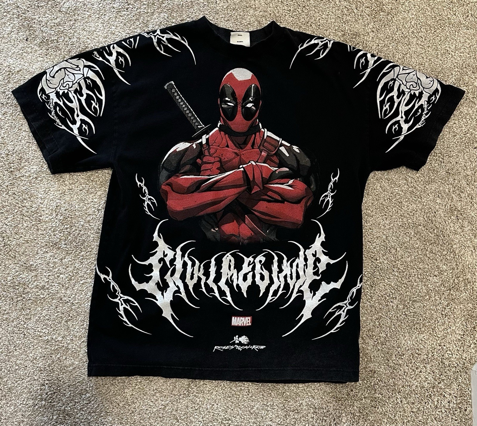Civil Regime oversized Deadpool t-shirt