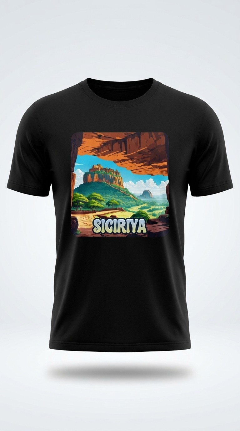 Sigiriya Sri Lanka - Unisex Short Sleeve T-Shirt gallery