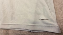 Used ADIDAS Climacool Response Mens White Tshirt 100% Polyester Shirt Size M Med