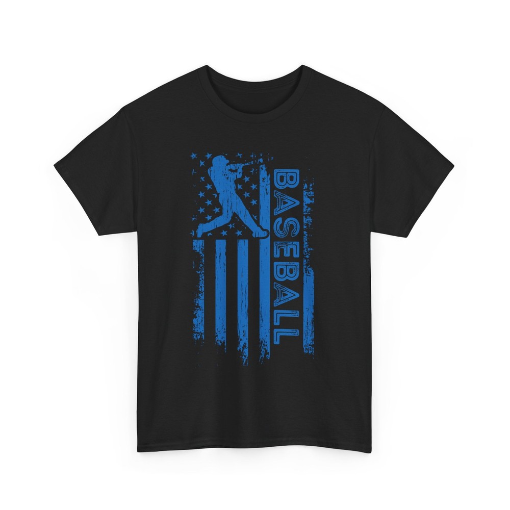 Baseball Player American Flag Shirt, Baseball Sports Lovers T-Shirt