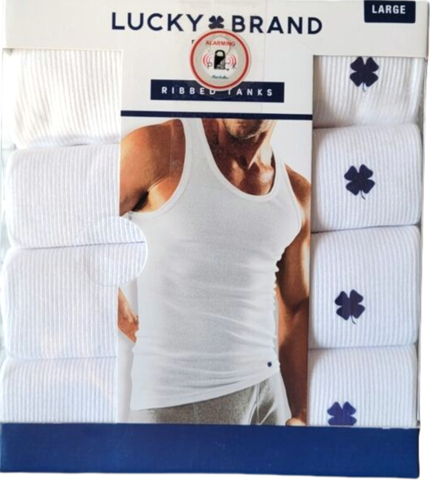 LUCKY BRAND® Men's Men's 4 Pack Everyday A-Shirts (TOP Tank) COTTON CPT15004 gallery