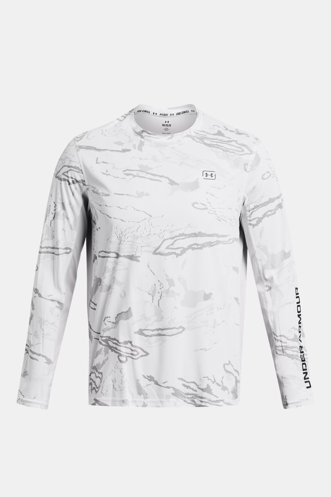 Under Armour 1383573 Men’s UA Iso-Chill Fish Pro Camo Long Sleeve T-Shirt SMALL