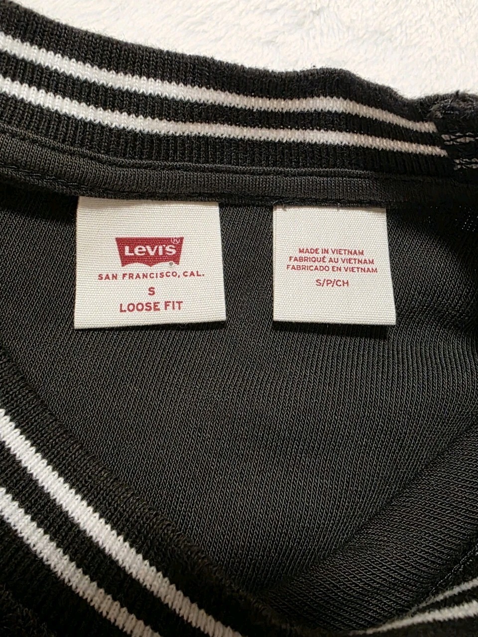 Levis Men's Pocket Towel Type Material Loose Fit T-shirt Size Small NWT gallery