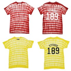 Studio 189 Hand-Batik Tie Dye Ayumi Crew Neck Short Sleeve Men’s T-Shirt NWT