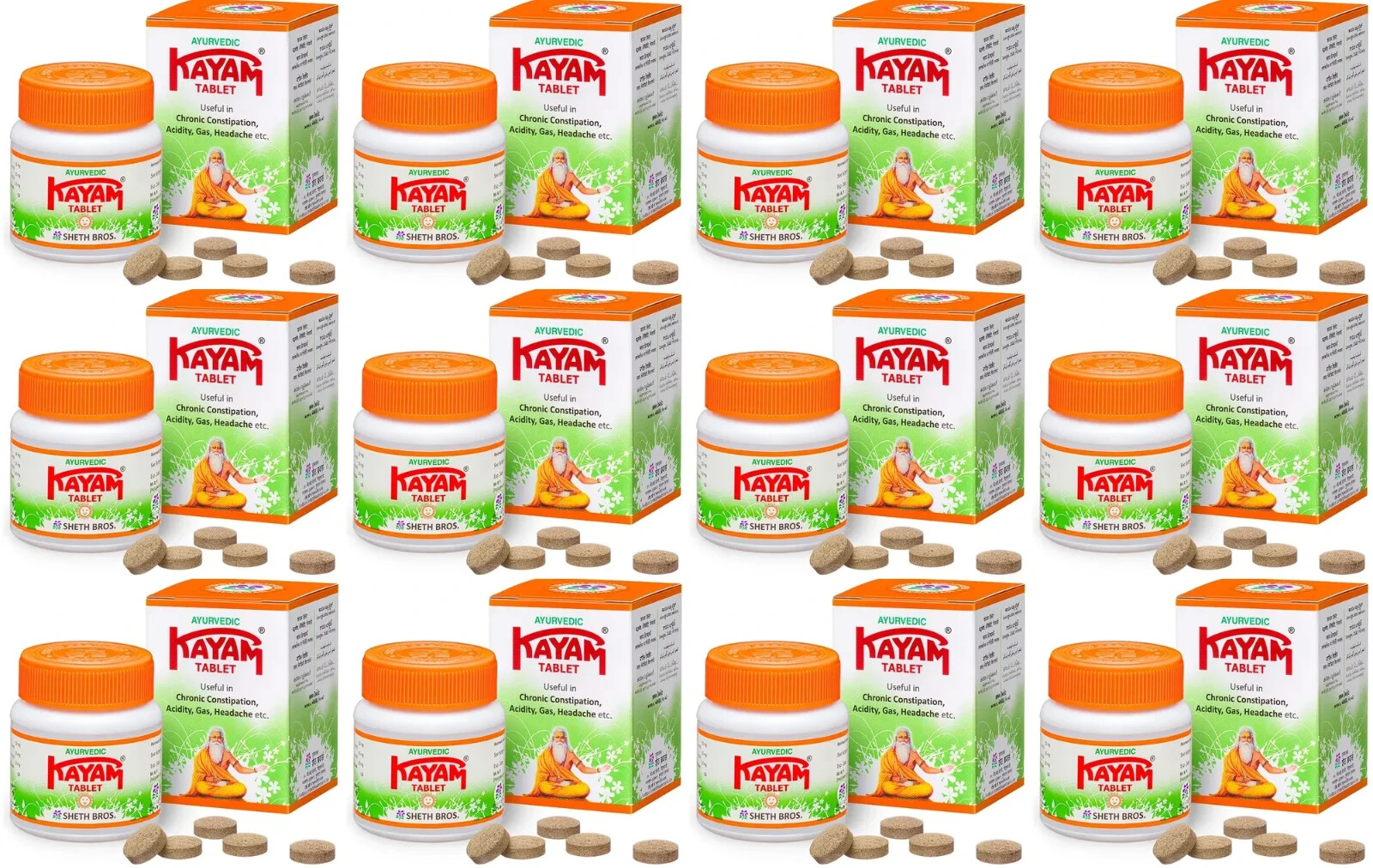 KAYAM Tablet 30tab (Pack of 12) Herbal Ayurvedic Wellness