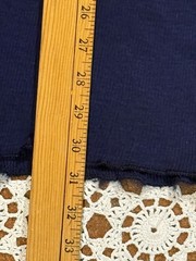 Vtg Blue Undershirt Long Sleeve Thermal Tall XL USA Layering Ski Camp Hike