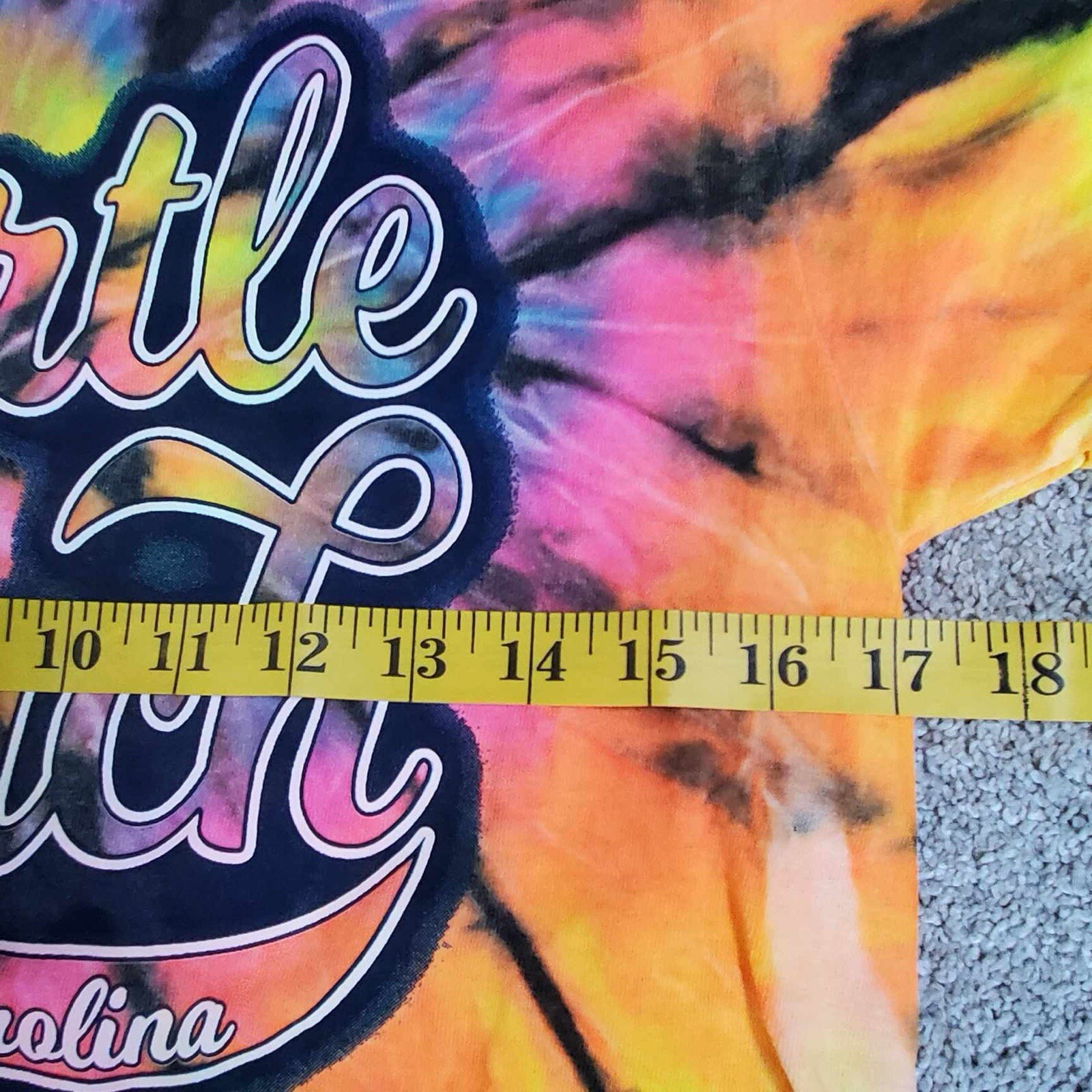 Myrtle Beach Carolina Tie Dye T Shirt Vacation Tee Unisex Small S gallery