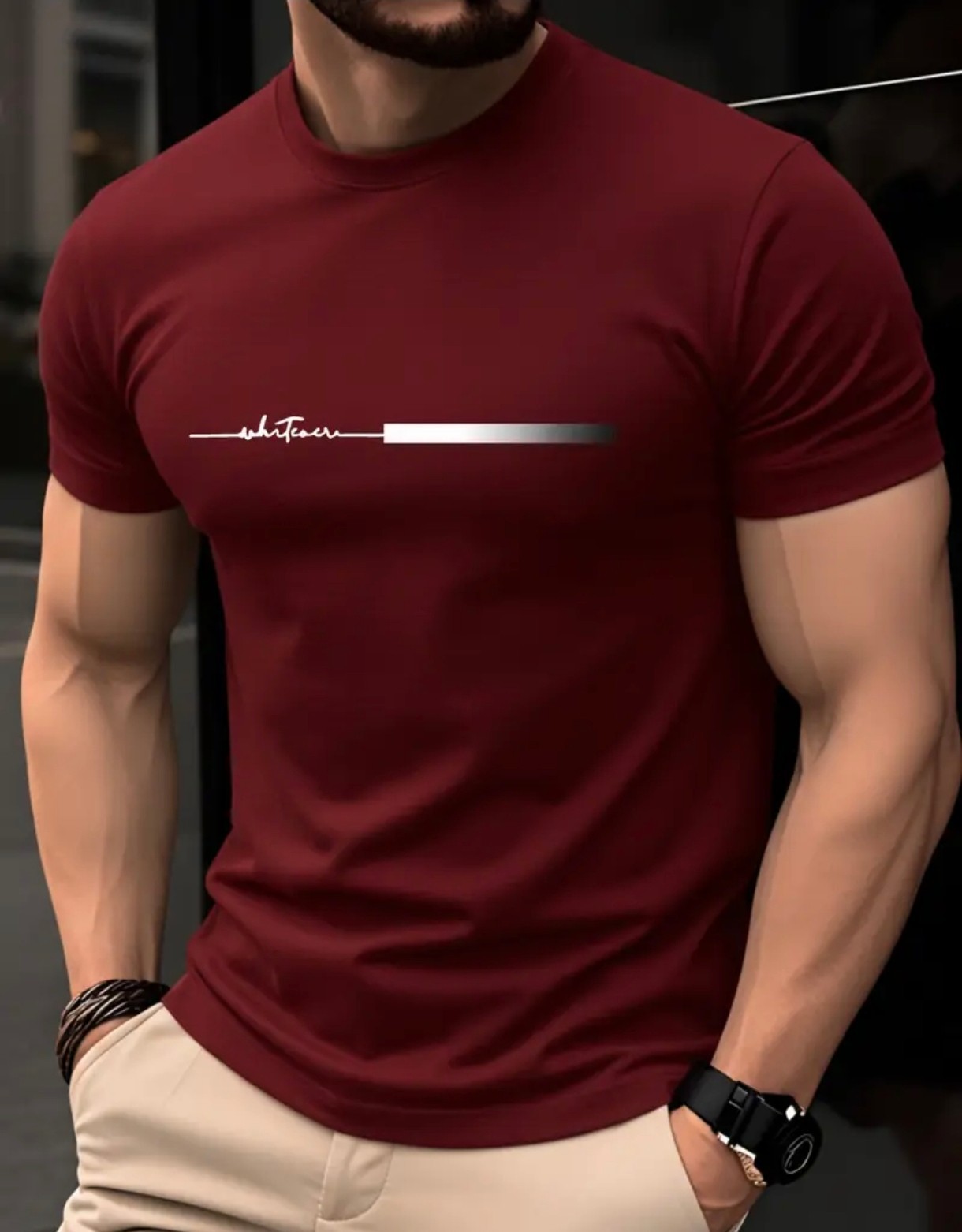 Men’s 100% Cotton T‑Shirt Soft Breathable Casual Top gallery