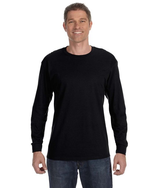Gildan Cotton Long Sleeve T Shirt Mens Blank Casual Plain Tee Sport 5400 gallery