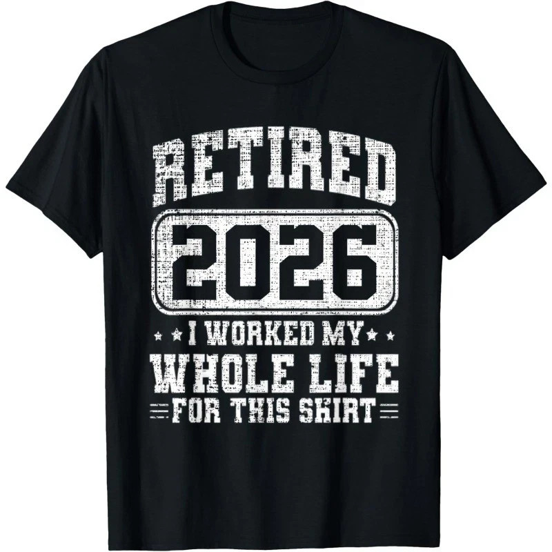Vintage Retirement Best Retired 2026 Funny Unisex T Shirt Party Work Gift Tee