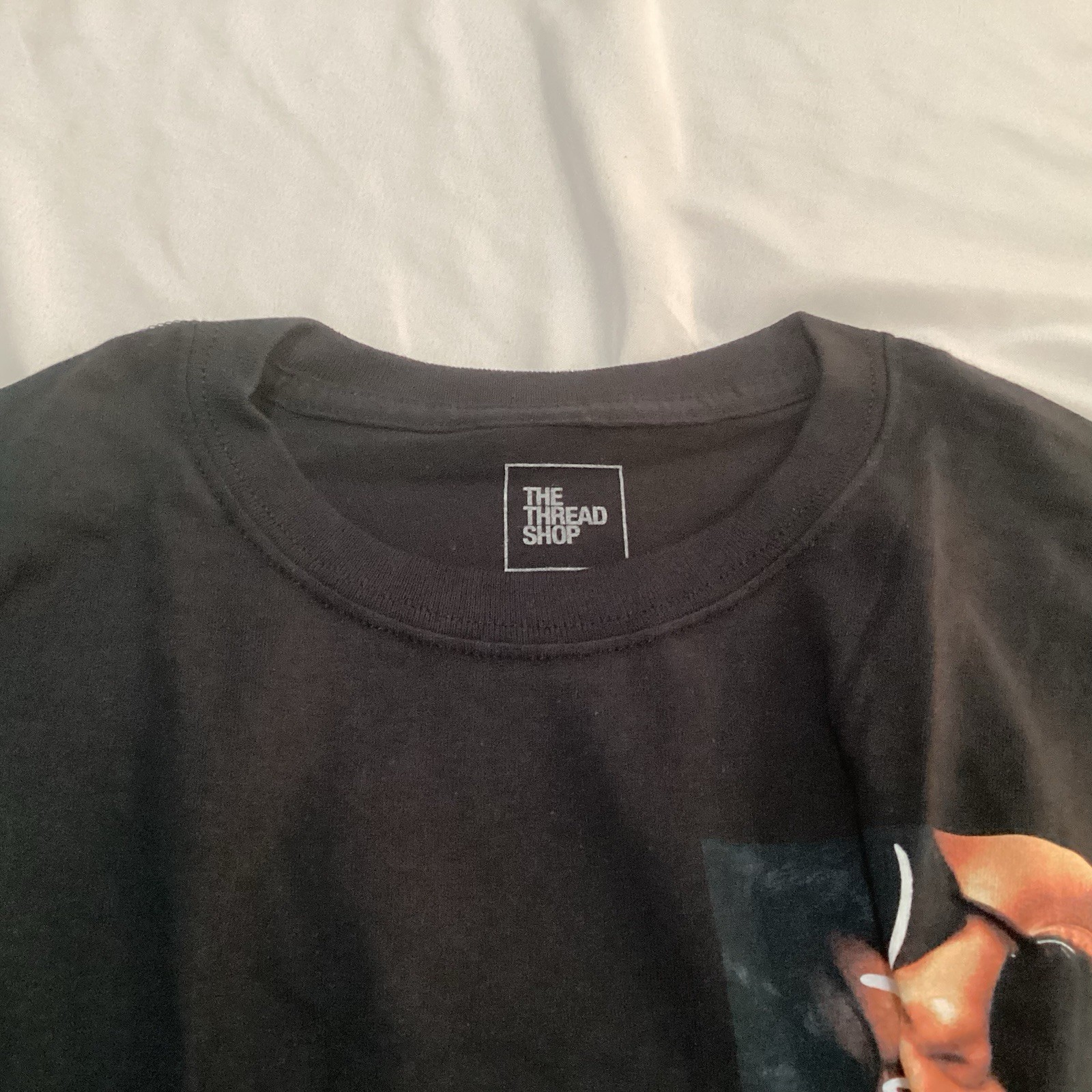 The Thread Shop H.E.R. Men’s Graphic T-Shirt Script Text Black Cotton Size L gallery