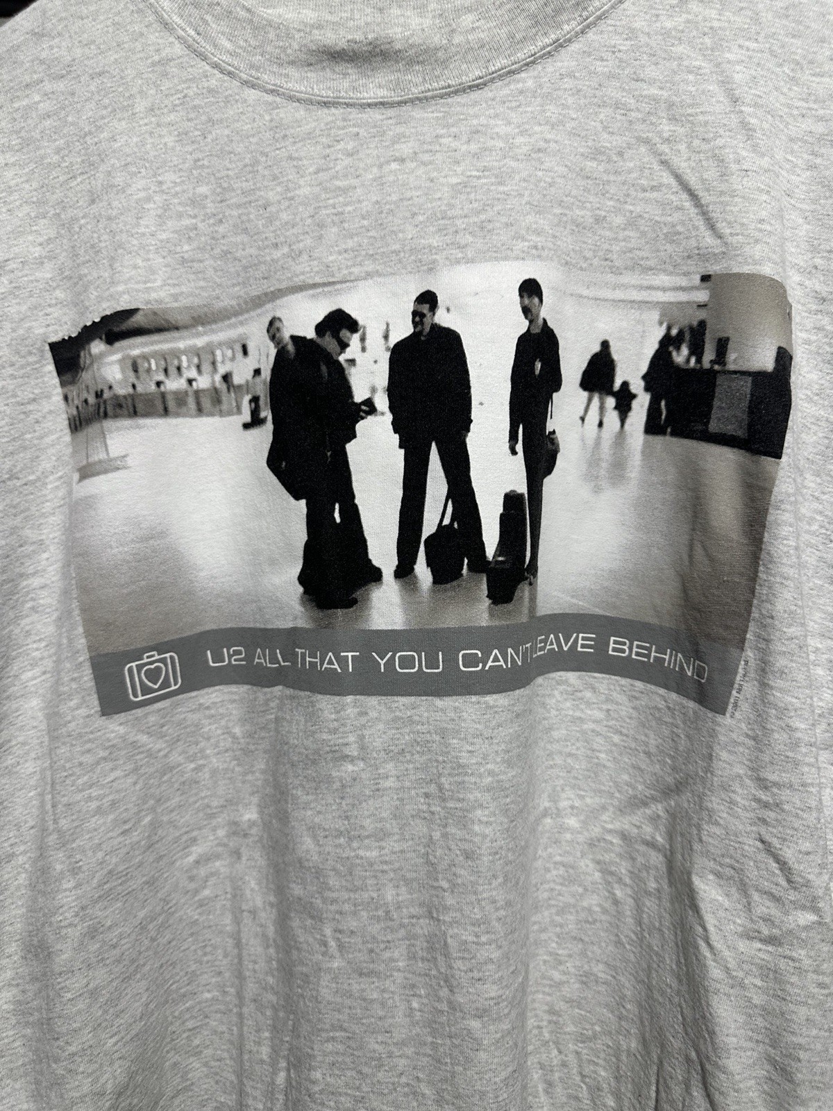 All Sport U2 All That You Can't Leave Behind Graphic Gray Men's T-Shirt XL gallery