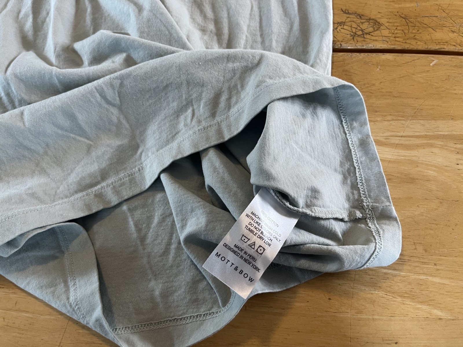 Lot Of 5 Mott & Bow Large Gray T Shirts Tech Tee Sea Salt Heather A04 gallery