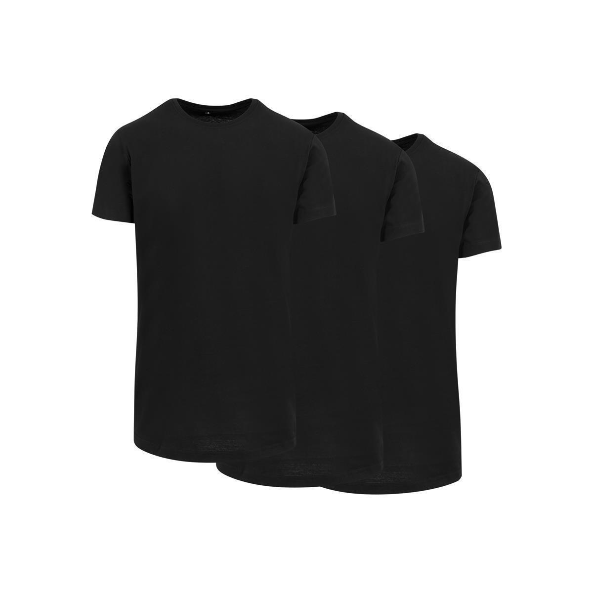 Build Your Brand Shaped Long Tee 3-Pack Men’s T-Shirt Extra Long Cut