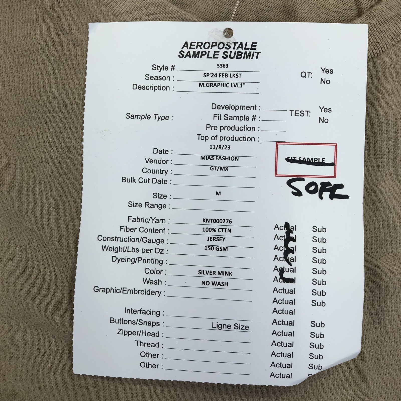 Aeropostale Shirt Mens Medium Beige Positive Energy Graphic Tee Tagless Yin Yang gallery