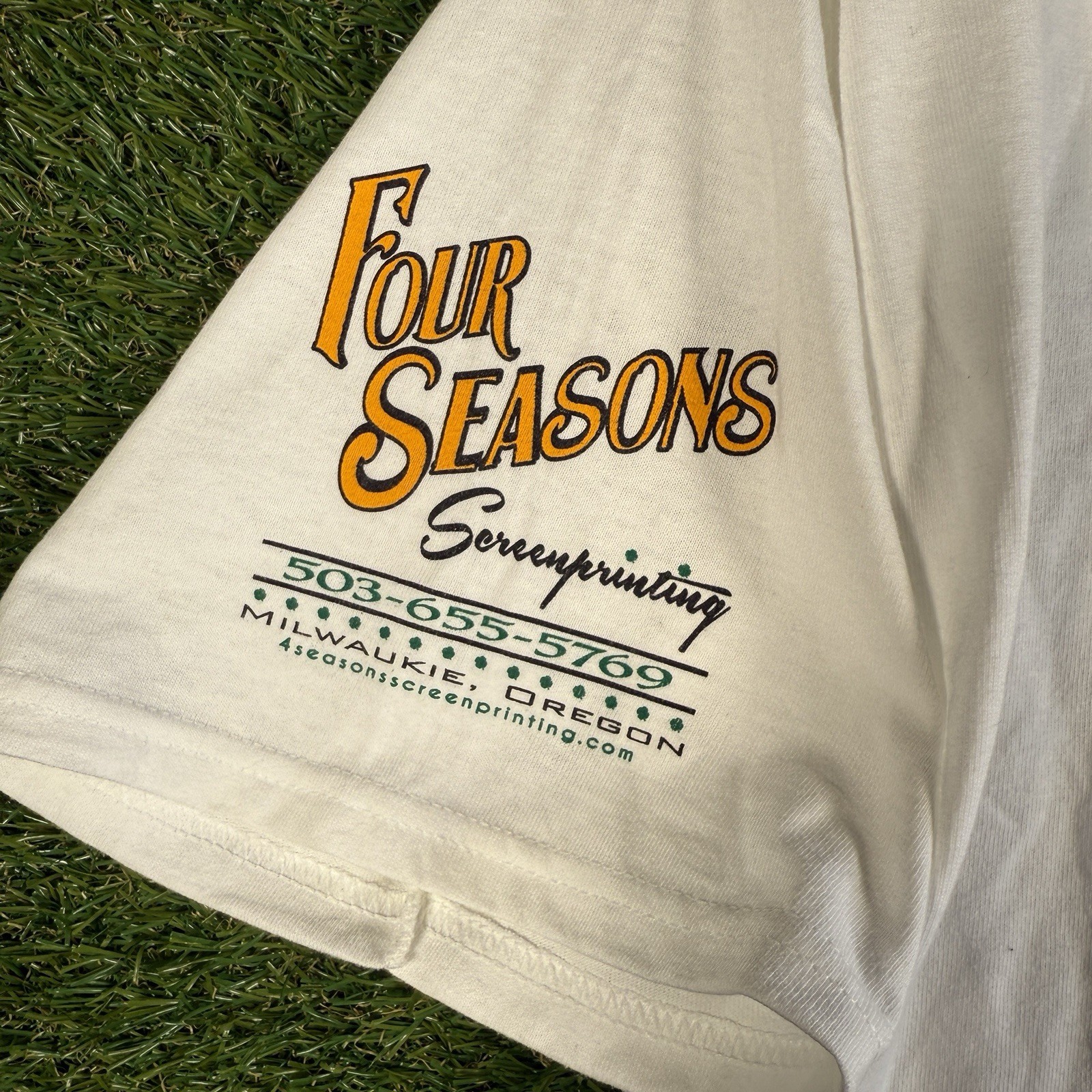 Port & Company Kingsmen 2024 Baseball Tee L White Graphic Four Seasons Oregon gallery