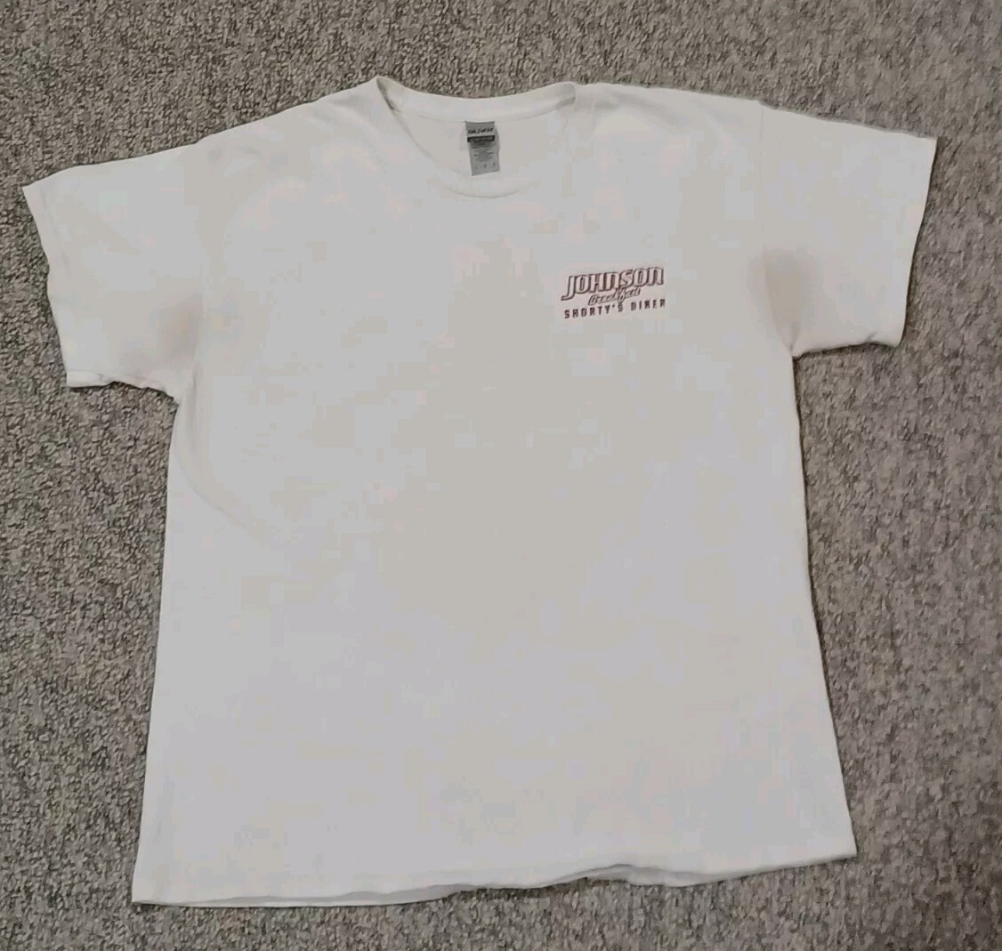 Vintage Big Johnson Breakfast Shorty's Diner T Shirt L gallery