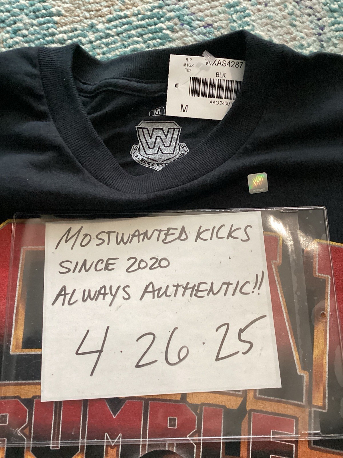NWT WWE Legends 1998 Royal Rumble Stone Cold Steve Austin T-Shirt Men’s Sz M gallery