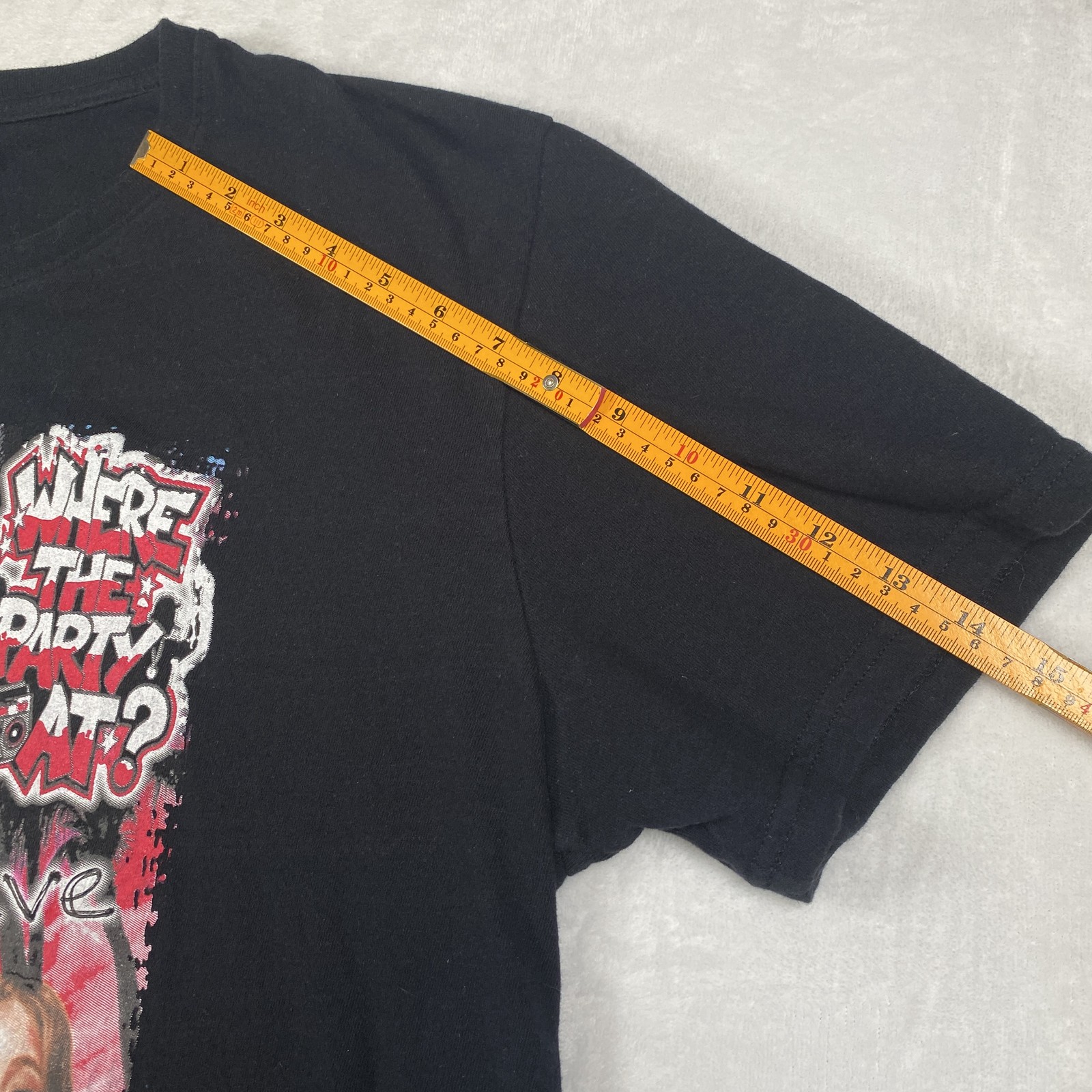 Where The Party At Tour Unisex Graphic T-Shirt Black Size XL Nelly Ja Rule Eve gallery